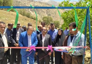 خدمتی دیگر از سازمان جهاد کشاورزی در شهرستان دنا / افتتاح مرکز ذخیره آب باغات لَهوس سی سخت +تصاویر